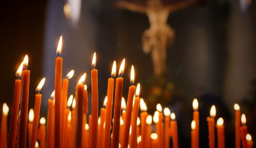 Svijeće i Isus