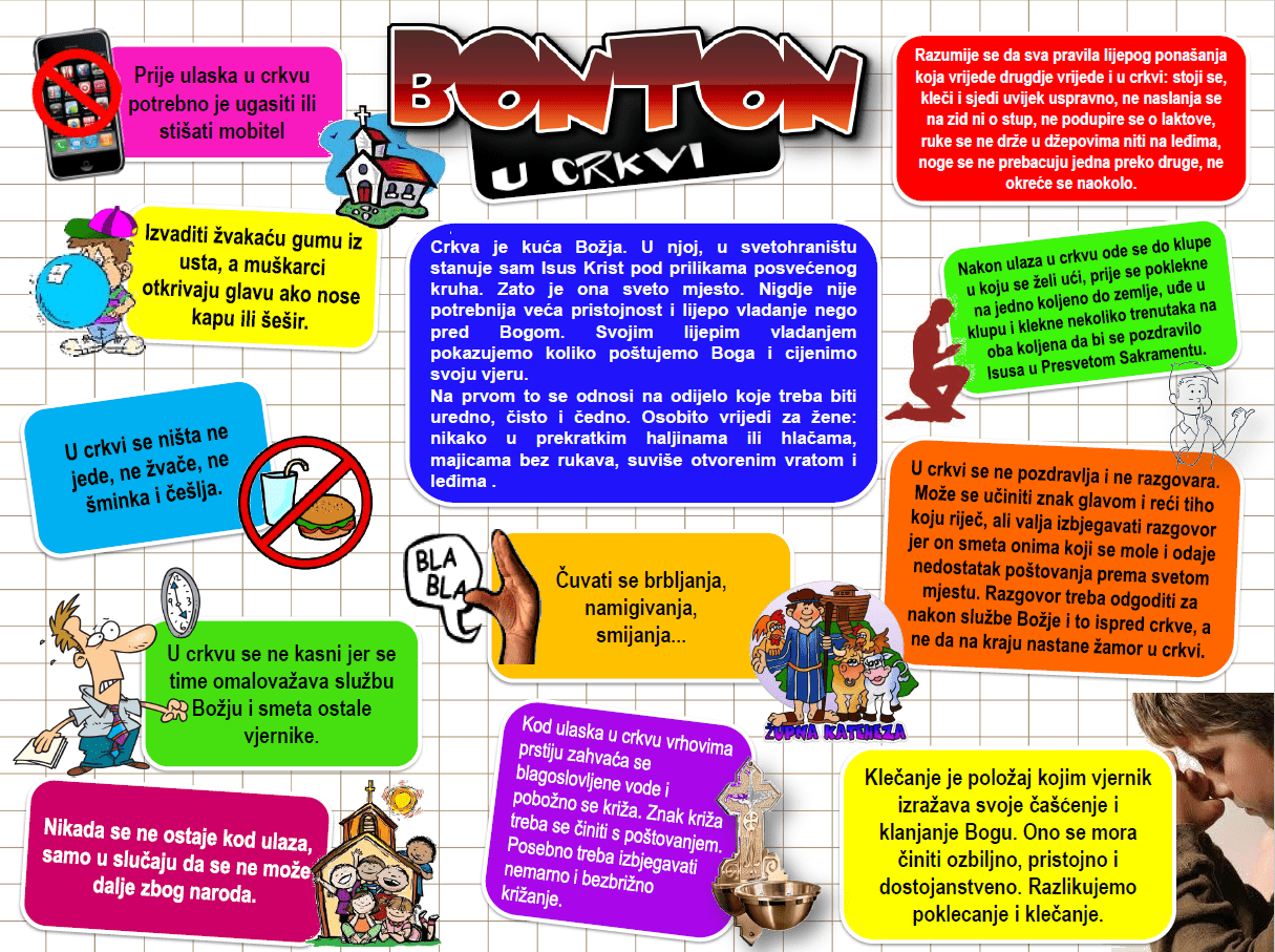 Bonton u crkvi – pravila ponašanja u crkvi