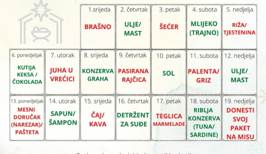 Adventski kalenDAR