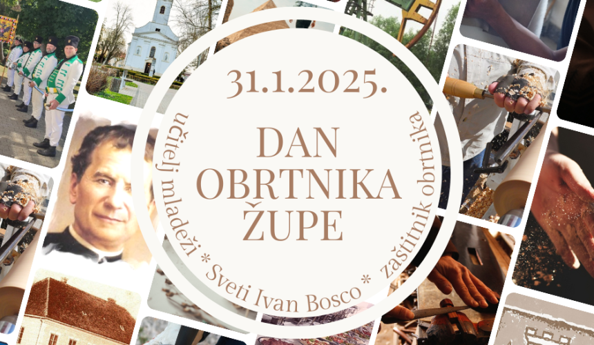 NAJAVA: Susret i sveta misa za obrtnike i poslodavce naše župe (31. siječnja, sv. Ivan don Bosco)