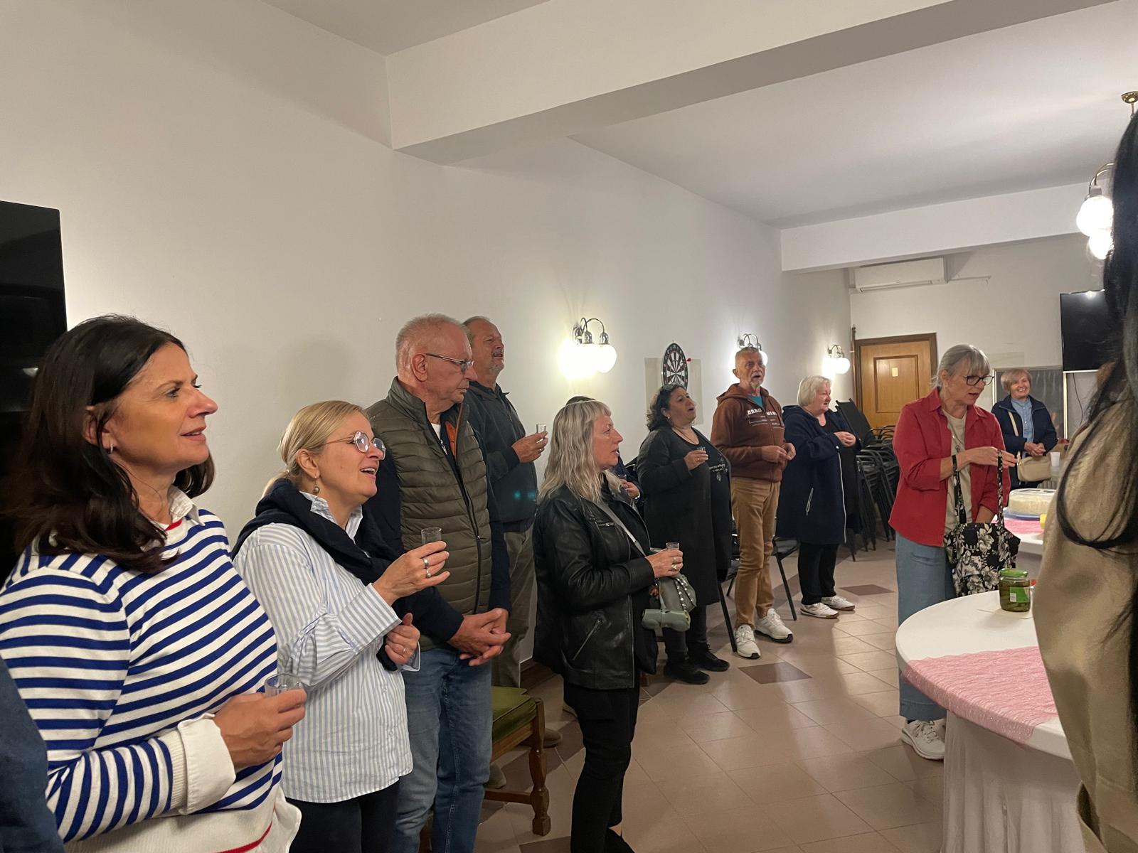 Poslanici Milosrđa na proslavi blagdana sv. Franje u župnoj dvorani